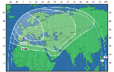 Express AM22 Ku-band coverage area 2